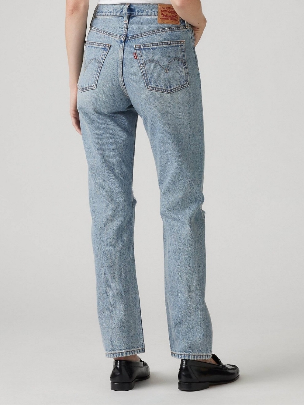 Levi's 501 Woman's High Rise Straight Leg Jeans 31x30 - Picture 2 of 5